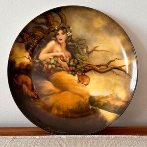 Knowles 1984 Georgia Lambert The Four Ancient Elements Plate “EARTH” First Issue